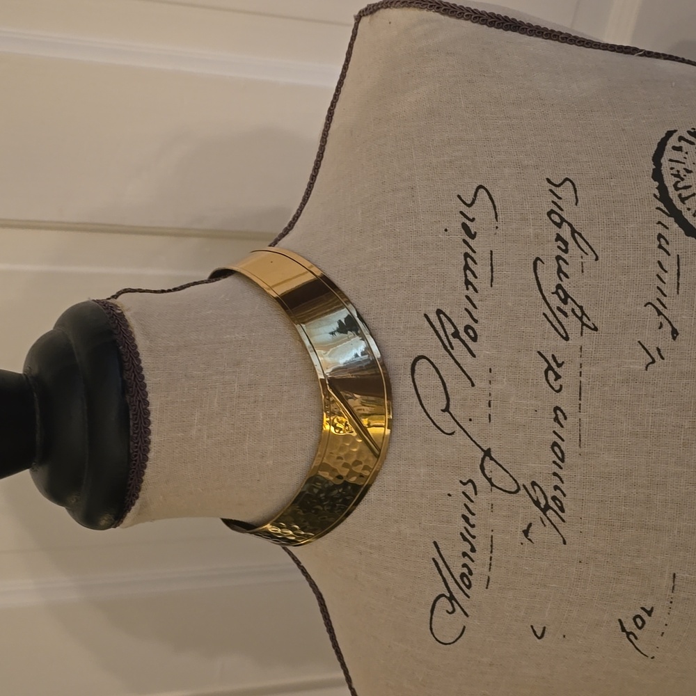 Vintage 80's Gold Choker Necklace